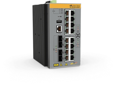 Allied Telesis AT-IE340-20GP-80 Managed L3 Gigabit Ethernet (10/100/1000) Power over Ethernet (PoE) Grijs