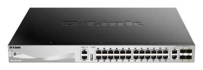 D-Link DGS-3130-30PS/E netwerk-switch Managed L3 Gigabit Ethernet (10/100/1000) Power over Ethernet (PoE) Grijs