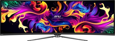 MSI MPG 491CQP QD-OLED computer monitor 124,5 cm (49\") 5120 x 1440 Pixels DQHD QDOLED Zwart