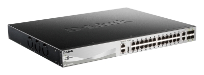 D-Link DGS-3130-30PS/E netwerk-switch Managed L3 Gigabit Ethernet (10/100/1000) Power over Ethernet (PoE) Grijs