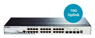 D-Link DGS-1510-28P netwerk-switch Managed L3 Gigabit Ethernet (10/100/1000) Power over Ethernet (PoE) Zwart