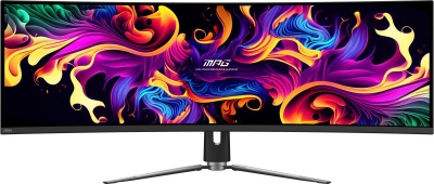 MSI MPG 491CQP QD-OLED computer monitor 124,5 cm (49\") 5120 x 1440 Pixels DQHD QDOLED Zwart