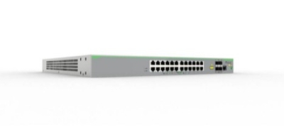 Allied Telesis AT-FS980M/28DP Managed L3 Fast Ethernet (10/100) Power over Ethernet (PoE) Grijs