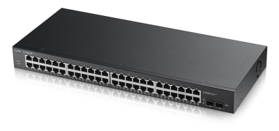 Zyxel GS1900-48 v2, 48-port GbE L2 Smart Switch, rackmount