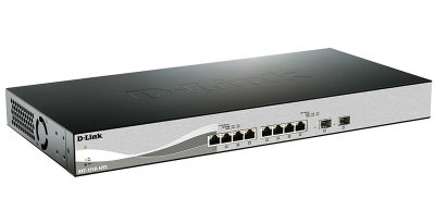 D-Link DXS-1210-10TS Managed L2/L3 10G Ethernet (100/1000/10000) 1U Zwart, Zilver