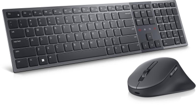 DELL KM900 toetsenbord Inclusief muis RF-draadloos + Bluetooth QWERTY US International Grafiet