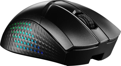 MSI CLUTCH GM51 LIGHTWEIGHT WIRELESS muis Rechtshandig RF Wireless + Bluetooth + USB Type-C Optisch 26000 DPI