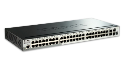 D-Link DGS-1510-52X netwerk-switch Managed L3 Gigabit Ethernet (10/100/1000) 1U Zwart