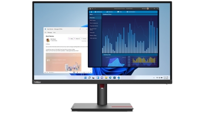 Lenovo ThinkVision T27p-30 LED display 68,6 cm (27\") 3840 x 2160 Pixels 4K Ultra HD Zwart