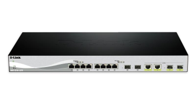 D-Link DXS-1210-12SC/E netwerk-switch Managed L2 10G Ethernet (100/1000/10000) 1U Zwart, Zilver