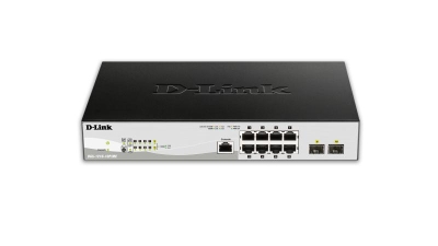 D-Link DGS-1210-10P/ME/E netwerk-switch Managed L2/L3 Gigabit Ethernet (10/100/1000) Power over Ethernet (PoE) Zwart, Grijs