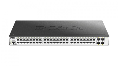 D-Link DGS-3000-52X netwerk-switch Managed L2 Gigabit Ethernet (10/100/1000) Zwart 1U