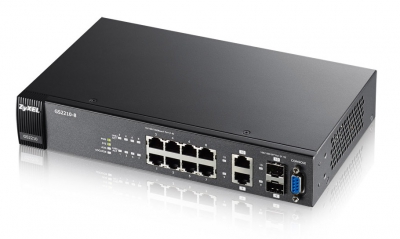 Zyxel GS2210-8 Managed L2 Gigabit Ethernet (10/100/1000) Zwart