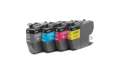 Brother LC422VALDR inktcartridge 4 stuk(s) Origineel Normaal rendement Zwart, Cyaan, Magenta, Geel