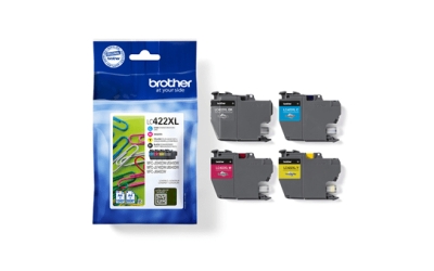 Brother LC422XLVALDR inktcartridge 4 stuk(s) Origineel Hoog (XL) rendement Zwart, Cyaan, Magenta, Geel