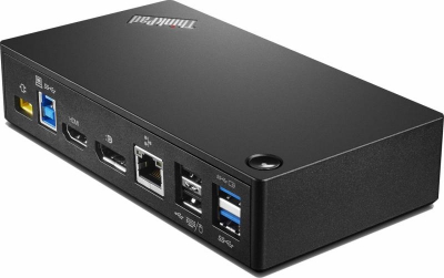 Lenovo ThinkPad USB 3.0 Ultra Dock Bedraad USB 3.2 Gen 1 (3.1 Gen 1) Type-A Zwart