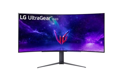 LG 45GR95QE-B computer monitor 113 cm (44.5\") 3440 x 1440 Pixels Wide Quad HD OLED Zwart