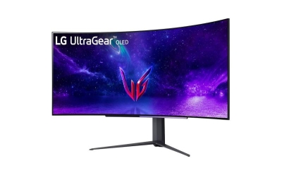 LG 45GR95QE-B computer monitor 113 cm (44.5\") 3440 x 1440 Pixels Wide Quad HD OLED Zwart