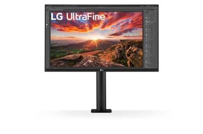 LG UltraFine Ergo LED display 68,6 cm (27\") 3840 x 2160 Pixels 4K Ultra HD Zwart