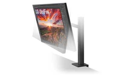 LG UltraFine Ergo LED display 68,6 cm (27\") 3840 x 2160 Pixels 4K Ultra HD Zwart