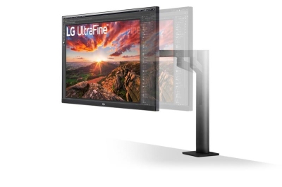 LG UltraFine Ergo LED display 68,6 cm (27\") 3840 x 2160 Pixels 4K Ultra HD Zwart