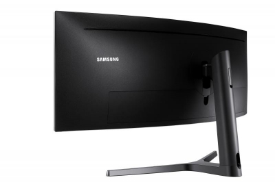 Samsung CJ890 C43J890DKU 110,2 cm (43.4\") 3840 x 1200 Pixels LED Blauw, Grijs