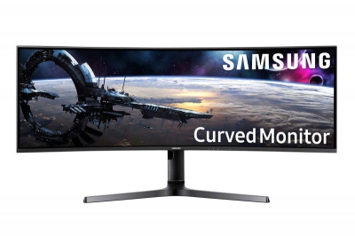 Samsung CJ890 C43J890DKU 110,2 cm (43.4\") 3840 x 1200 Pixels LED Blauw, Grijs