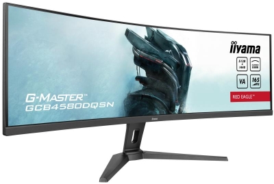 iiyama G-MASTER RED EAGLE CURVED computer monitor 114,3 cm (45\") 5120 x 1440 Pixels Dual QHD LED Zwart