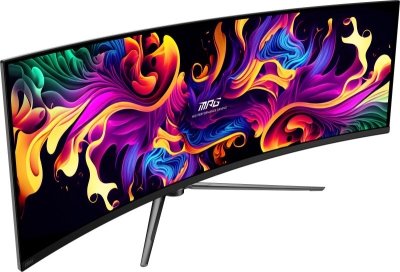 MSI MPG 491CQP QD-OLED computer monitor 124,5 cm (49\") 5120 x 1440 Pixels DQHD QDOLED Zwart