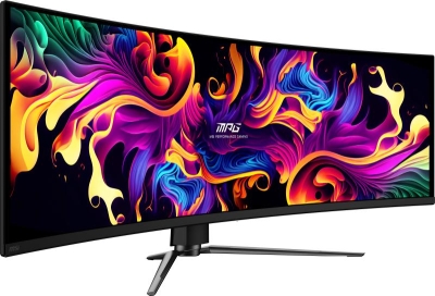 MSI MPG 491CQP QD-OLED computer monitor 124,5 cm (49\") 5120 x 1440 Pixels DQHD QDOLED Zwart