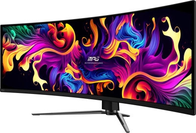 MSI MPG 491CQP QD-OLED computer monitor 124,5 cm (49\") 5120 x 1440 Pixels DQHD QDOLED Zwart