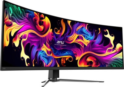 MSI MPG 491CQP QD-OLED computer monitor 124,5 cm (49\") 5120 x 1440 Pixels DQHD QDOLED Zwart