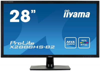 iiyama ProLite X2888HS-B2 computer monitor 71,1 cm (28\") 1920 x 1080 Pixels Full HD LED Zwart