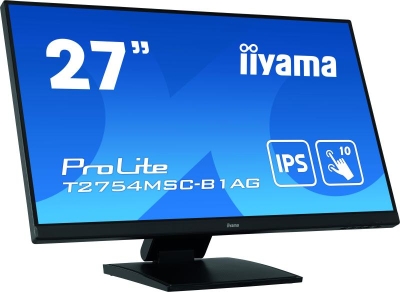 iiyama ProLite T2754MSC-B1AG touch screen-monitor 68,6 cm (27\") 1920 x 1080 Pixels Multi-touch Multi-gebruiker Zwart