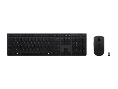 Lenovo 4X31K03968 toetsenbord Inclusief muis RF-draadloos + Bluetooth Belgisch, Engels Grijs